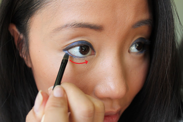 Asian Makeup Tips Blue Eye Shadow