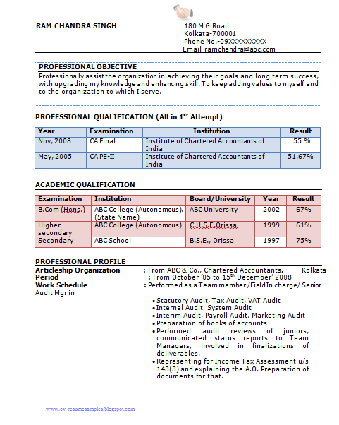 best accountant resume sample