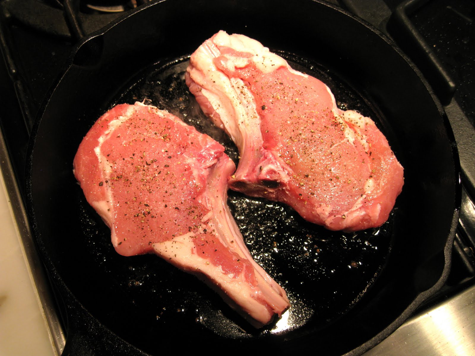 À Table with Rona & Gérard Boyer Pan Roasted Veal Chops