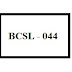 BCSL - 44 Statistical Techniques Lab