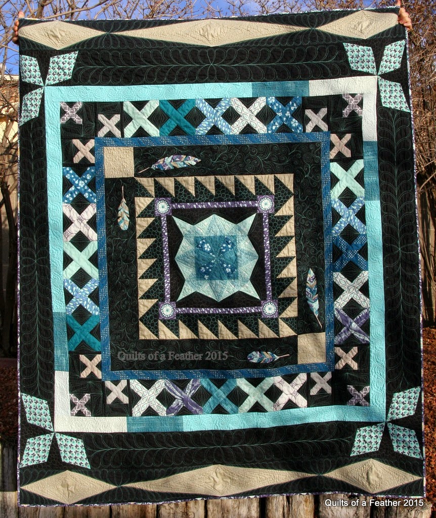 Quilty Habit: Cave of Wonders: A Finished Sisterhood Quilt
