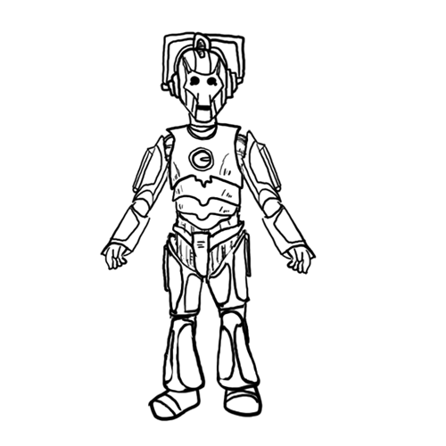 Cyberman bailando