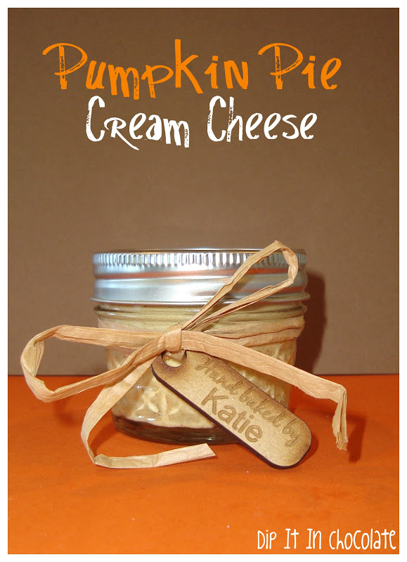 Pumpkin Pie Cream Cheese Spread Dip it in Chocolate