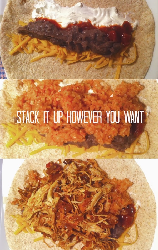 BITS Slow Cooker MissionStyle Chicken Burritos