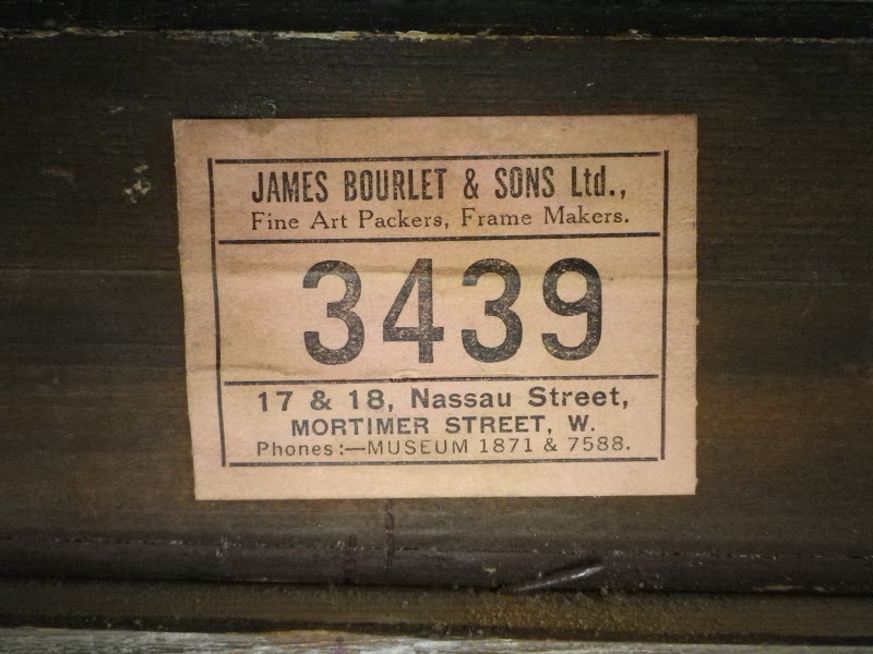 Picture Frame Labels James Bourlet & Sons Ltd.
