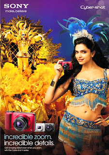 Deepika Padukone's photo shoot for Latest Sony Cybershot ads