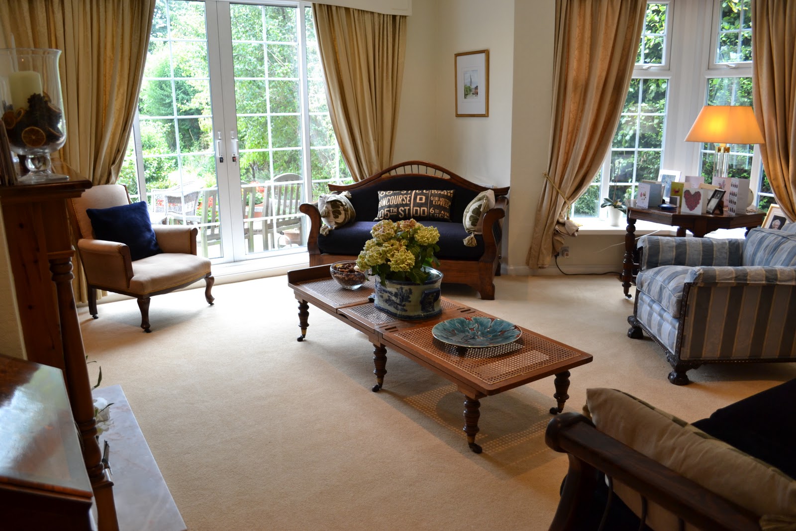 Bluebells and Bunting New Living Room, Zero Cost