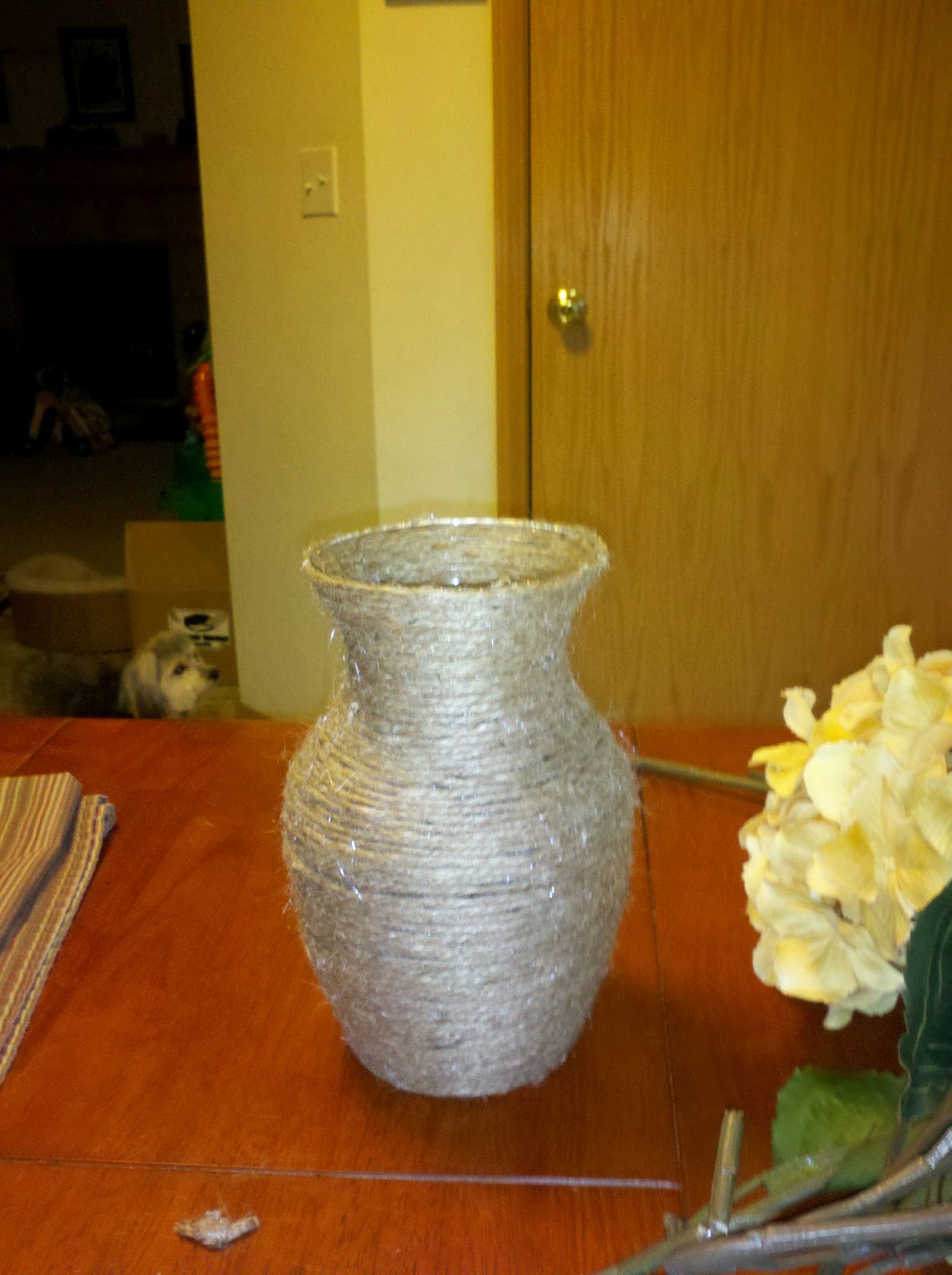 Kismet Kreations Twine Vase