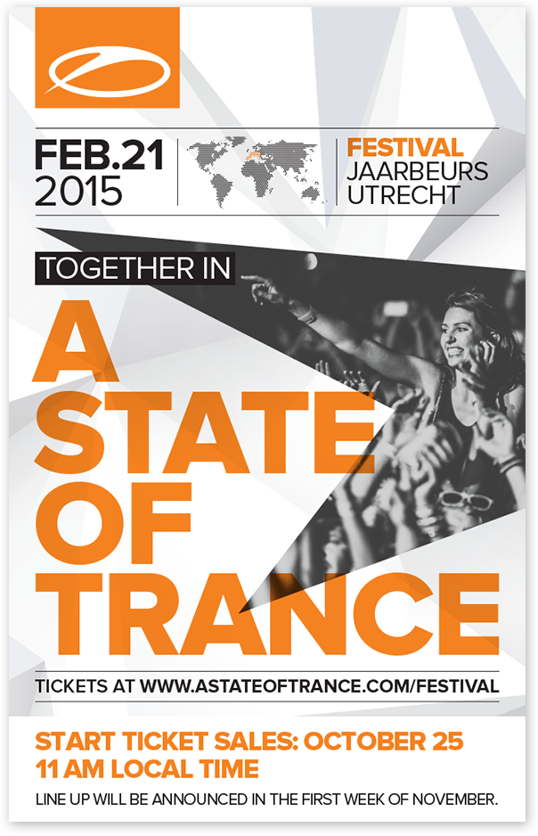 EVENT NEWS A State Of Trance Festival, Jaarbeurs Utrecht, 21st of