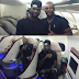 Peter Okoye And Yakubu Aiyegbeni On Same Flight 