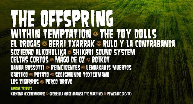 Festival En Vivo 2013, Bilbao, Cartel