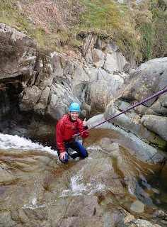 Canyoning Sessions in The Lake District with Kendal Mountaineering Services.