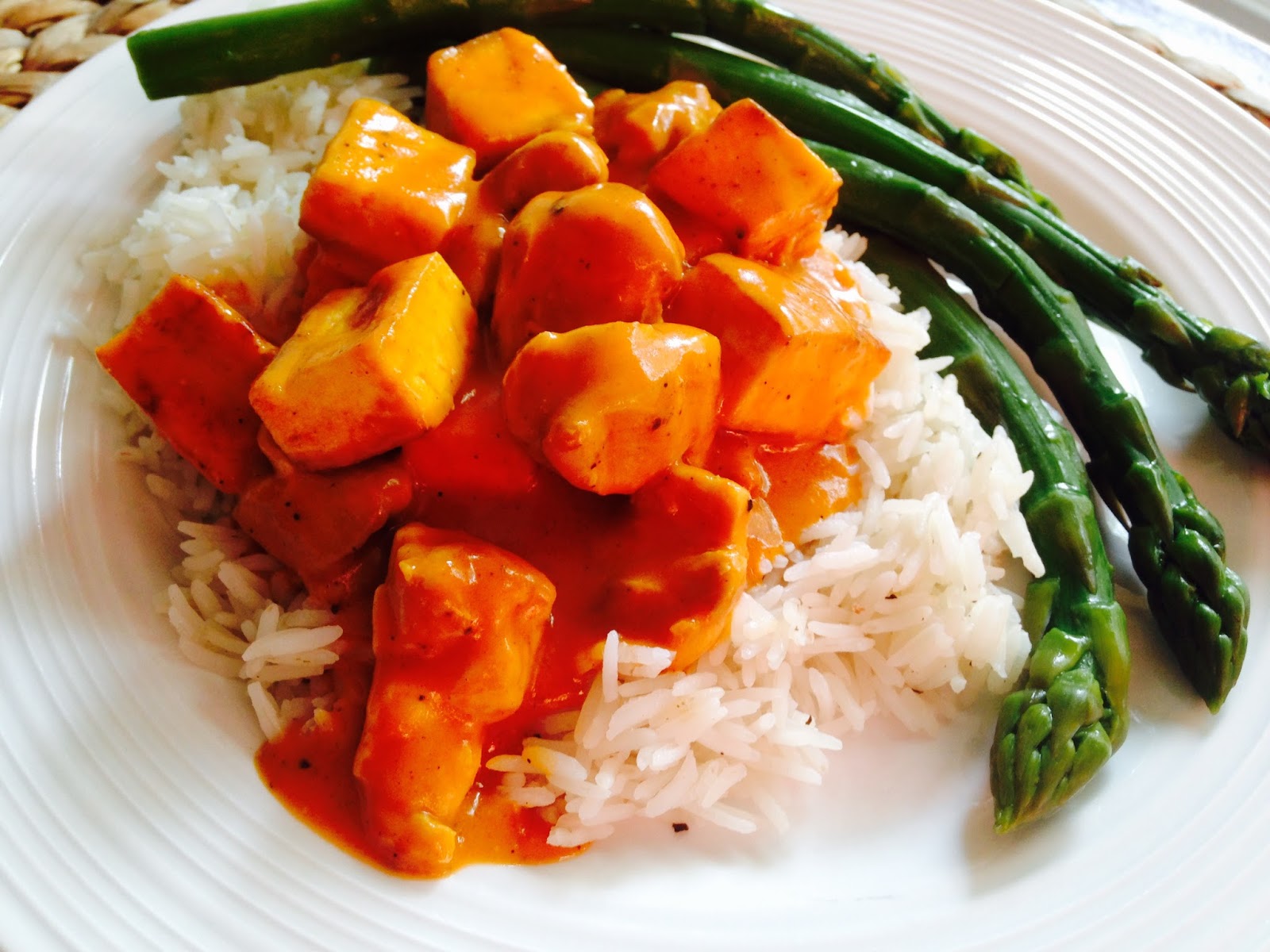 À porc égal Poulet & tofu au beurre à l'indienne (le meilleur!)