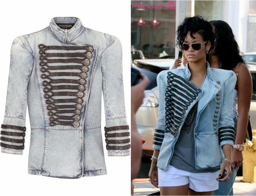 How to Chic BALMAIN STYLE DENIM JACKET