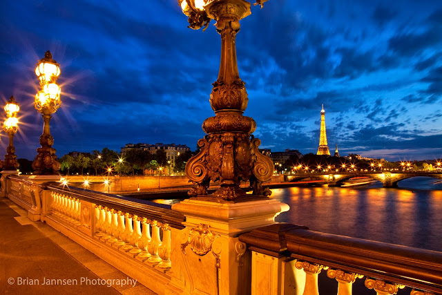 One of the most ornate bridges in all of Paris, the Pont Alexandre III was built for the 1900 Exposition Universelle.