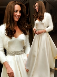 Kate Middleton Second Wedding Dress Pictures