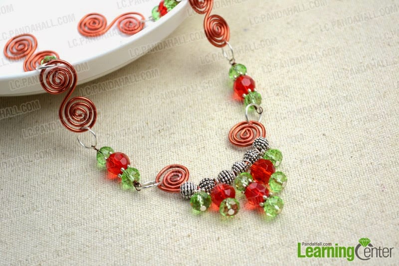 DIY Handcrafted Wire Beaded Necklace Ef Zin Creations