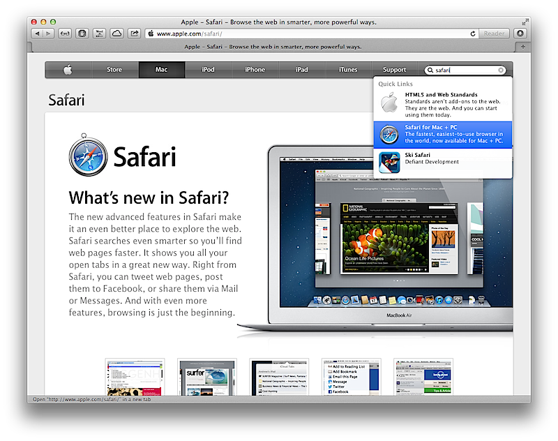 Safari 3.1.525.7 Portable