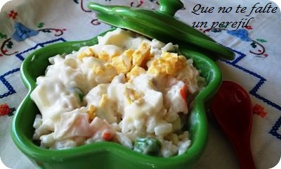 Ensaladilla De Arroz Con Miel Y Mostaza De Dijón
