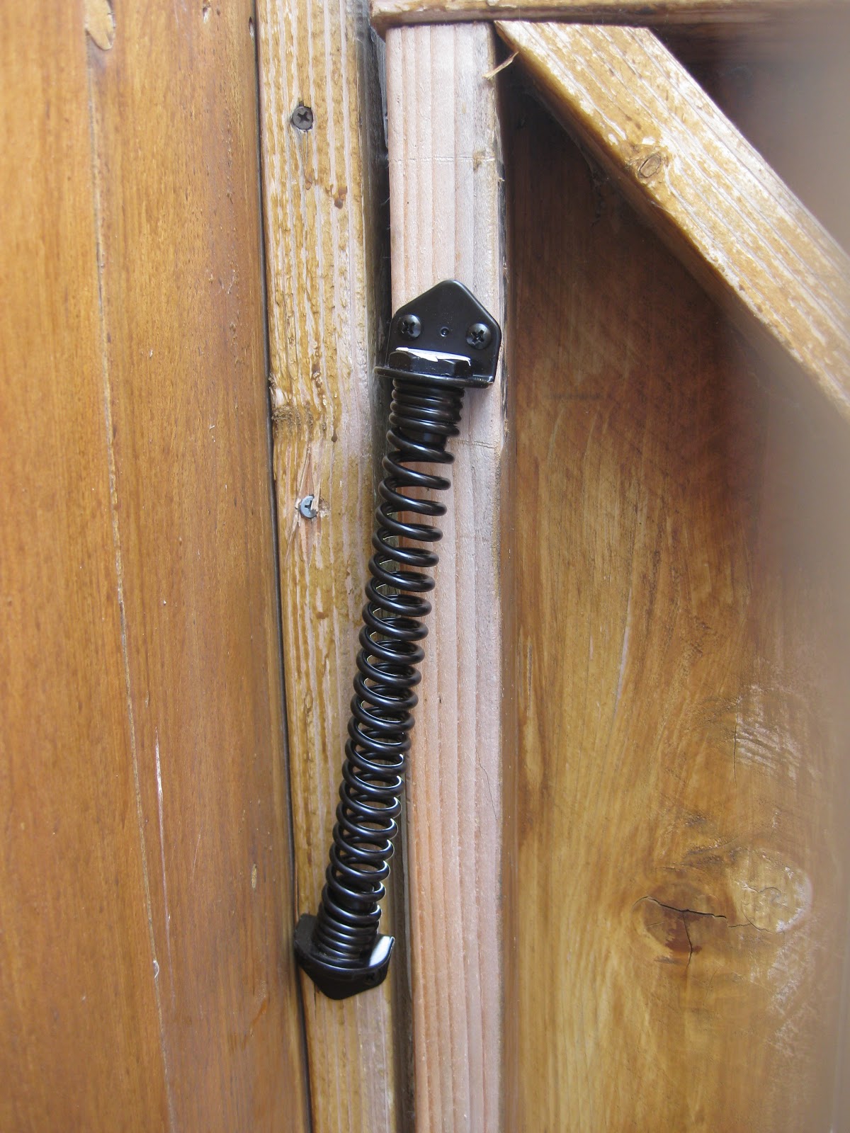 Homeowners and DIYers Installing a gate spring