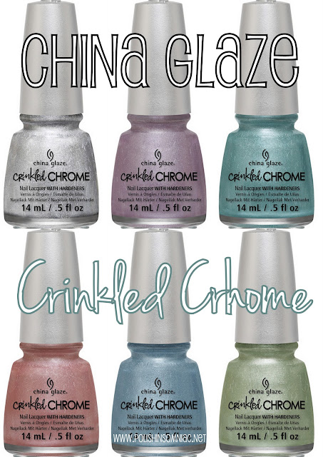 Coming Soon - China Glaze Crinkled Chrome nail polish