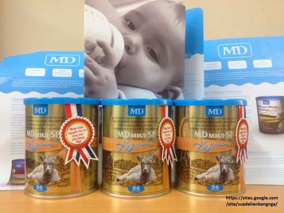 Sữa dê MD mil của Nga