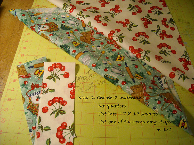 karens crafty world Tutorial Quilted Casserole Carrier in 6 easy steps.