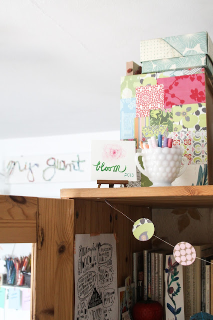 studio, workspace, inspiration, words, reminders, Anne Butera, My Giant Strawberry