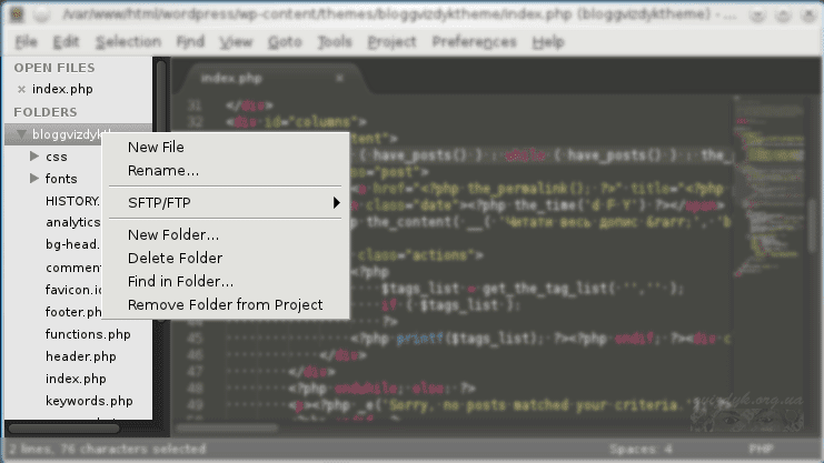 #2 Sublime Text: Проекти