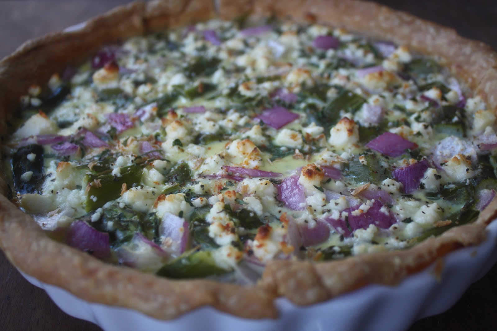 a.b.daisy FETA ASPARAGUS QUICHE