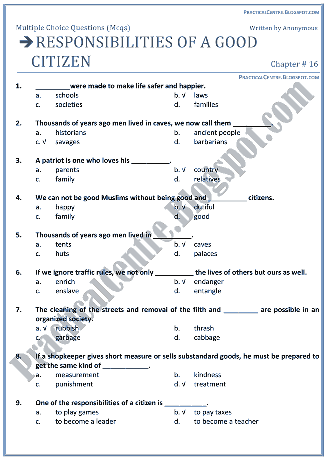 responsibilities-of-a-Good-citizen-mcqs-multiple-choice-questions-english-ix