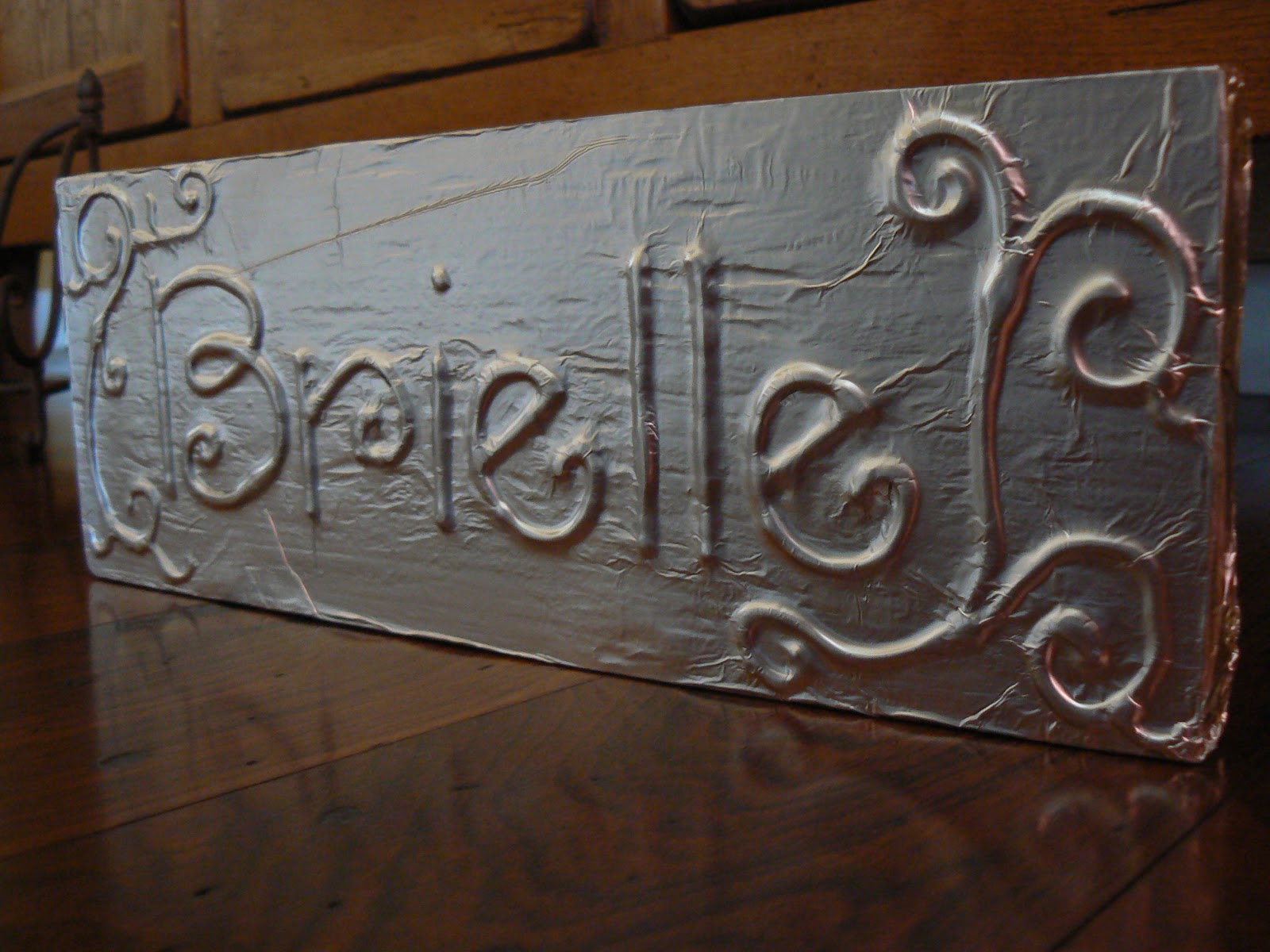 The Creative Homemaker Foiled {NAME} Art