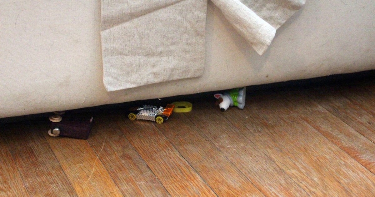 O Chickadee Cheap and Easy Blocking Toys from Getting Under the Couch