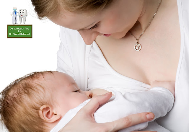 Breastfeeding help in dental health advised by jamnagar dentist