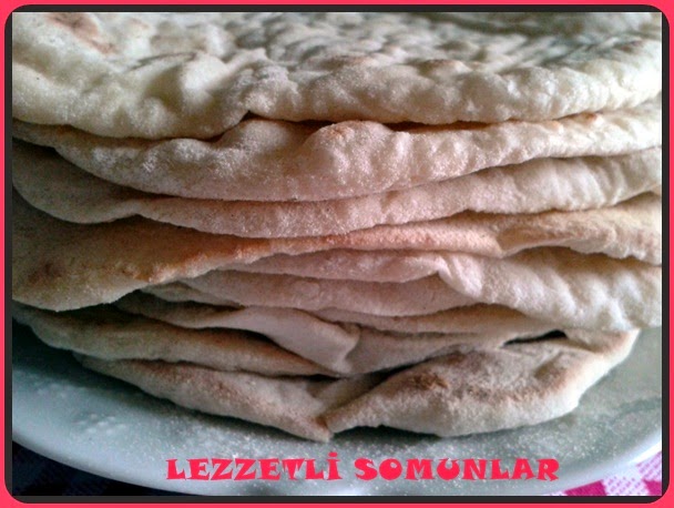 lezzetli somunlar lavas ekmegi