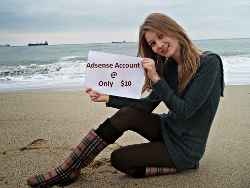 Adsense Account @ $10