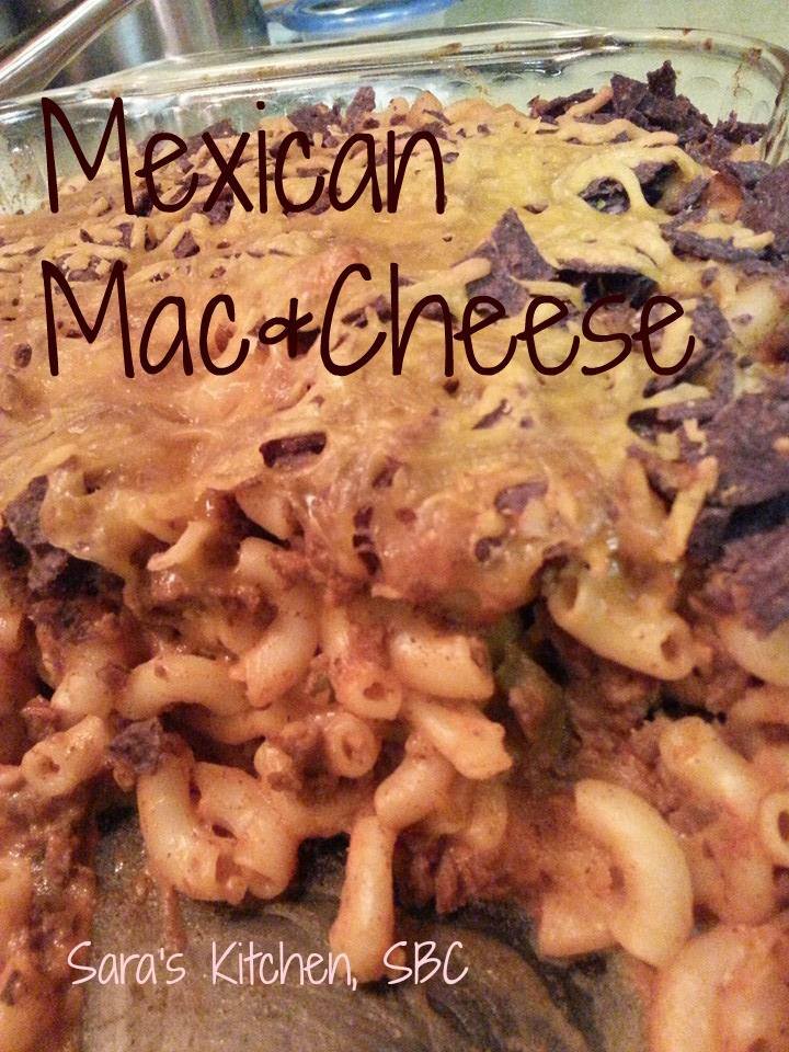 Move it and lose it. MEXICAN MAC AND CHEESE