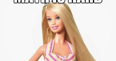 Heavens to Mergatroyd: Math is hard Barbie