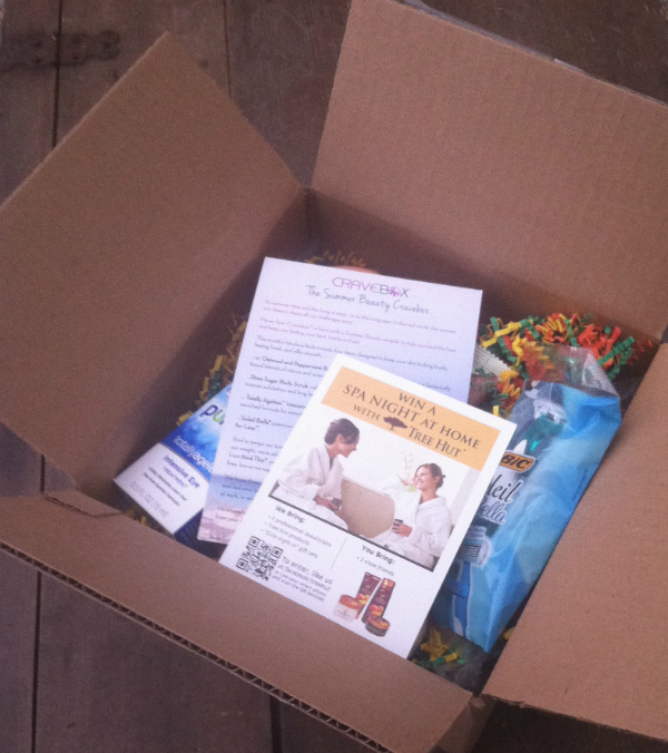 CraveBox Summer Beauty Box Review! August 2012 CraveBox Summer Beauty Box Review! August 2012