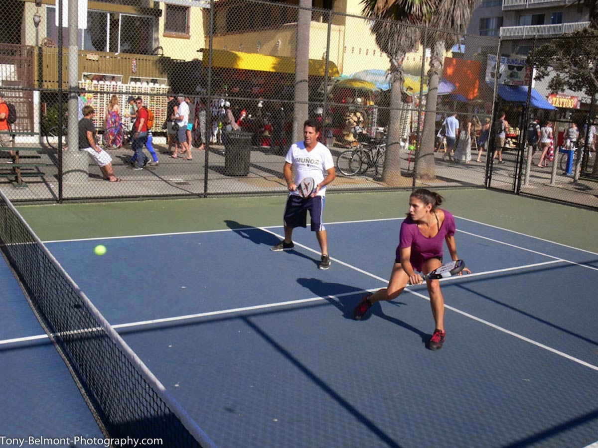 Tony Belmont Photography Paddle Tennis at Venice Beach