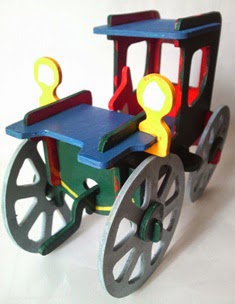 100均育児 猫 Blog 木製立体パズルの作り方 2