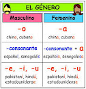 Formación de Femenino y de Plural de los nombres