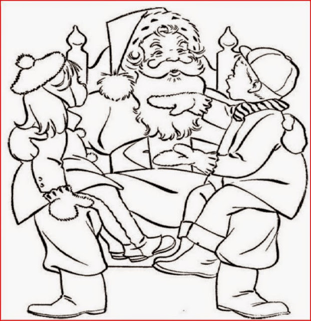 Santa Claus christmas coloring.filminspector.com