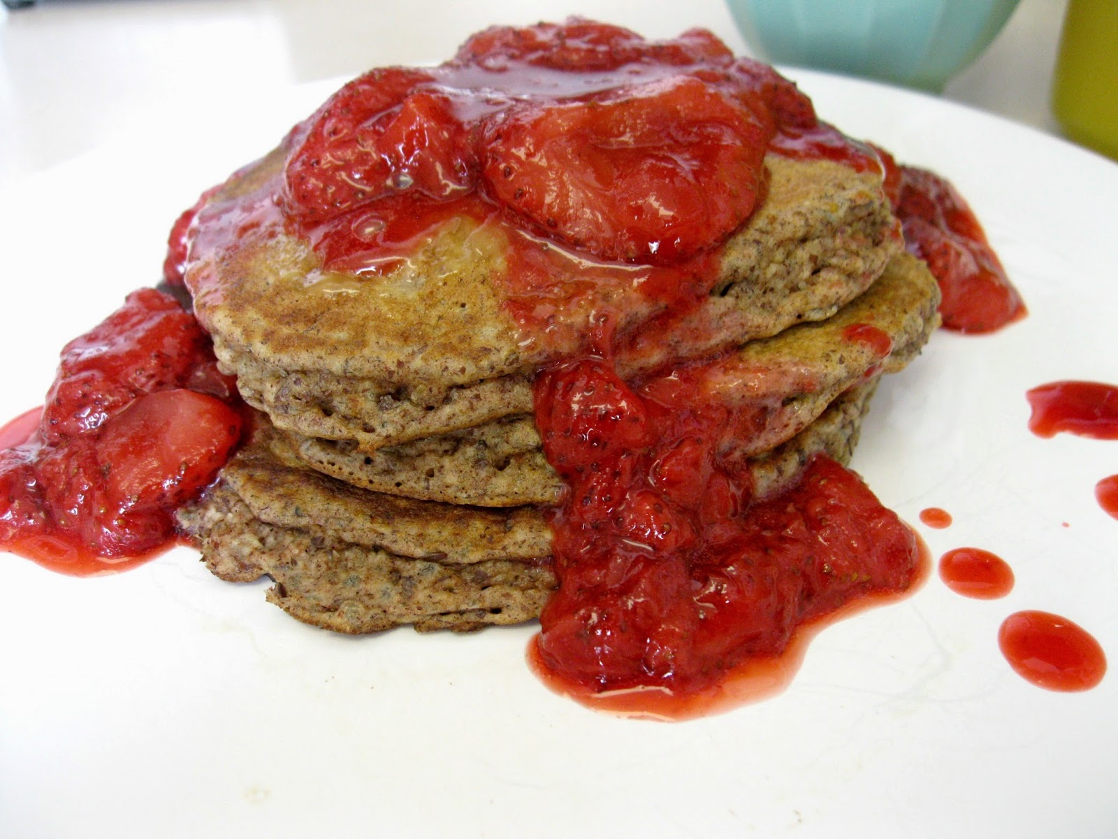 So There. Strawberry Lemonade Pancakes