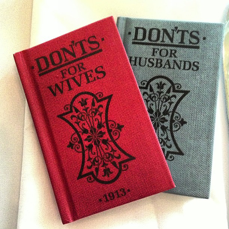 Don'ts For Wives & Husbands Wedding Swag