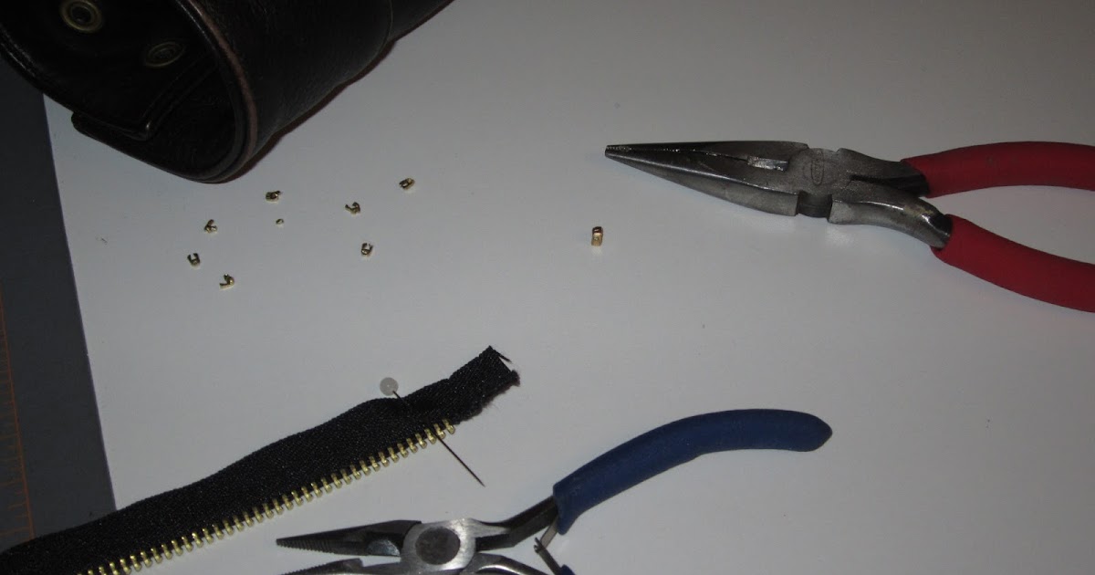 Kay'z Quiltz Zipper Replacement in a Leather Jacket Tutorial