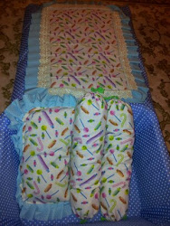 SET A - tilam kekabu bayi + bakul (Rm180)