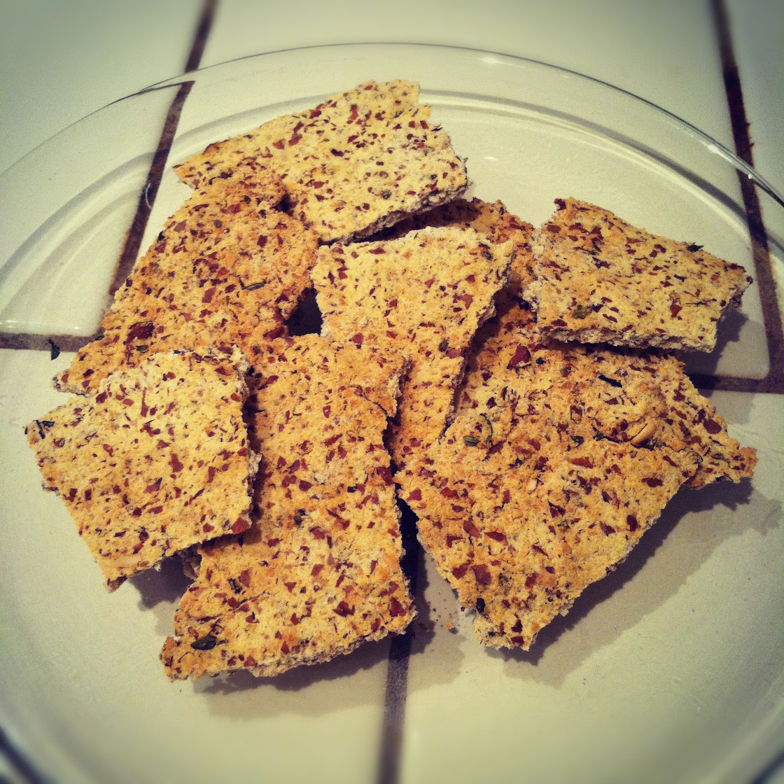 A Purified Life Almond Pulp Crackers