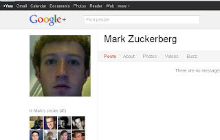 MarK Zuckerberg no Google+