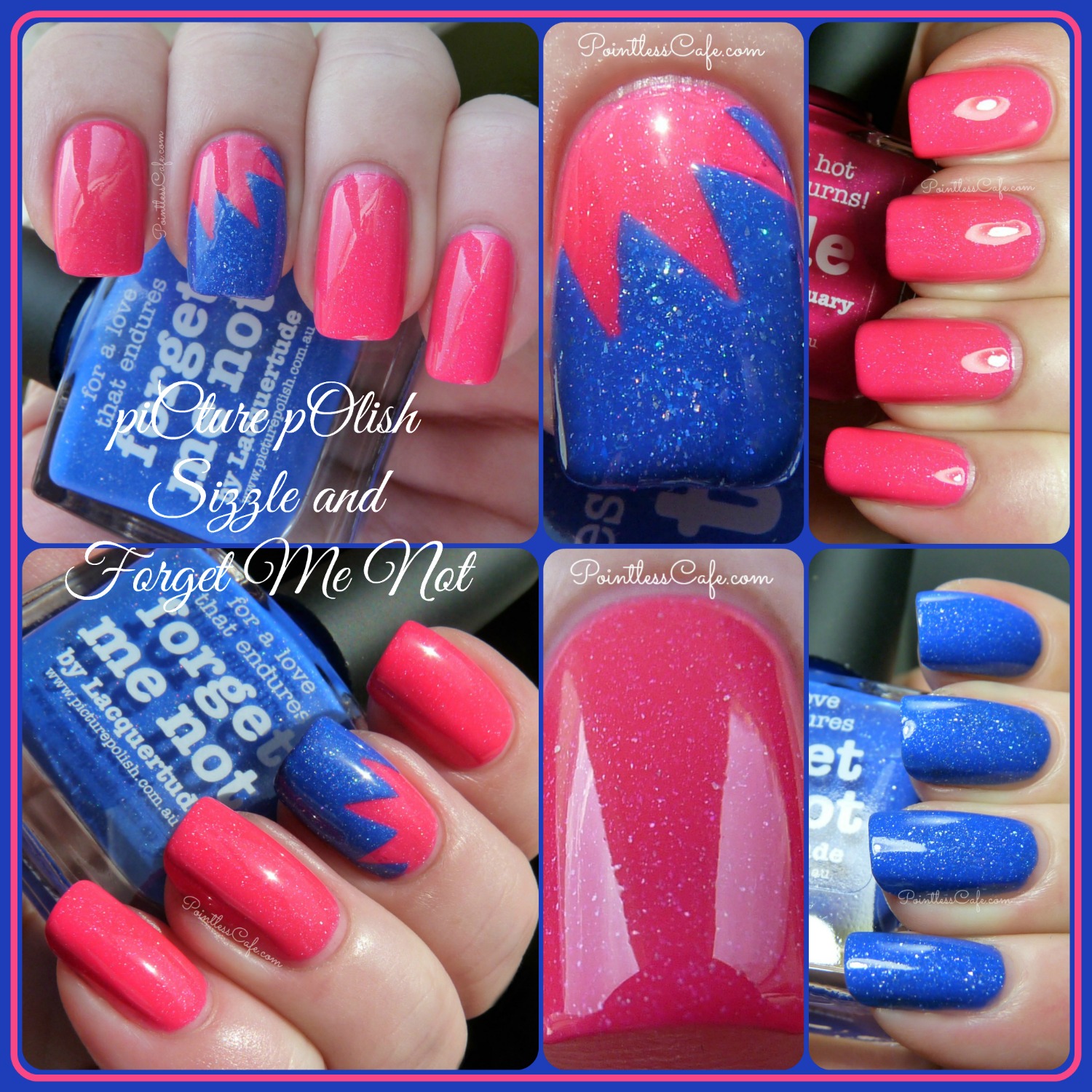 piCture pOlish Sizzle and Me Not with Nail Vinyls Starburst